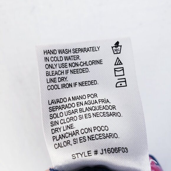 Patrons of Peace Maxi Skirt Tropical Floral Front Slits Tie Waist size M Resort - Picture 9 of 11